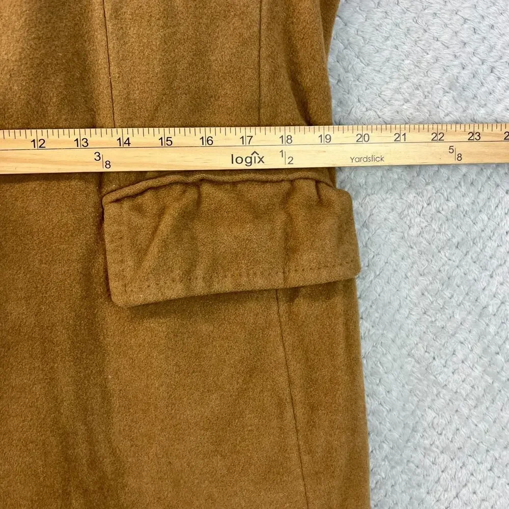 Rare Van Gils Mens Cashmere Coat Vintage Camel Tan 3 Button Overcoat Sz 36-38